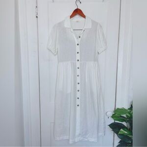 Wilfred White Linen Dress